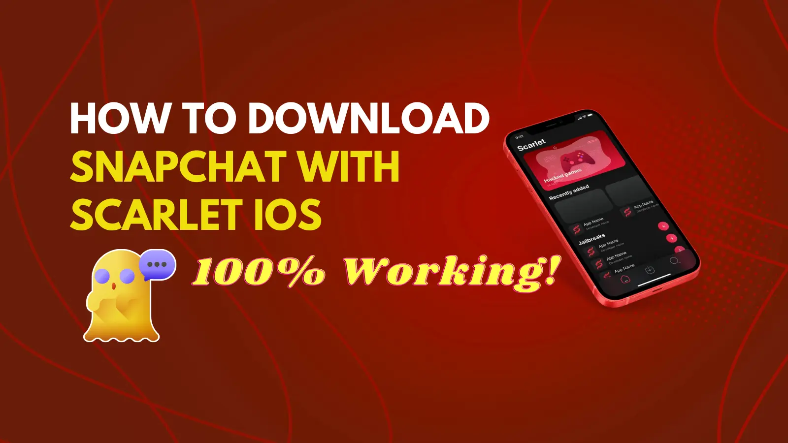 Download Snapchat on Scarlet iOS