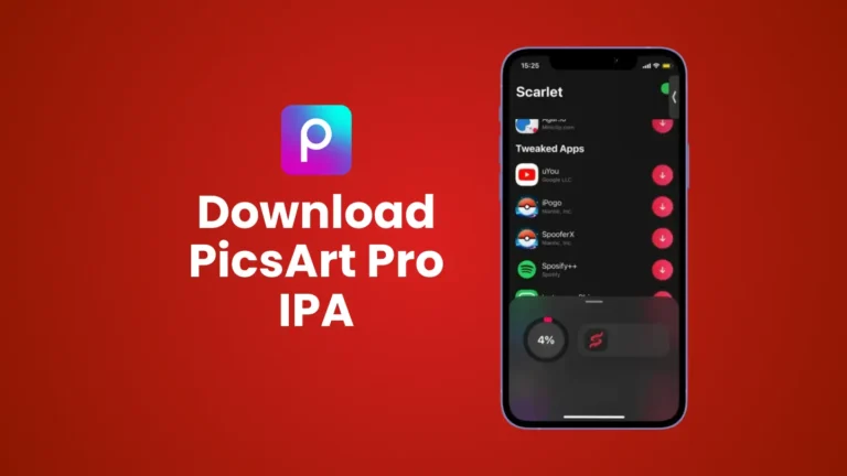 How to Download PicsArt Pro IPA File Using Scarlet